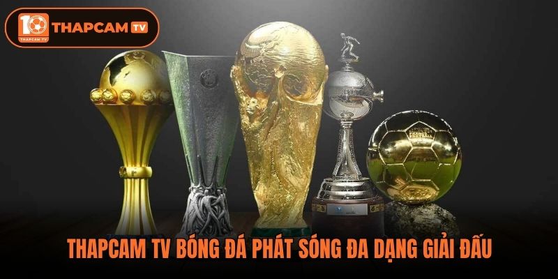Thapcam tv bóng đá phát sóng đa dạng giải đấu