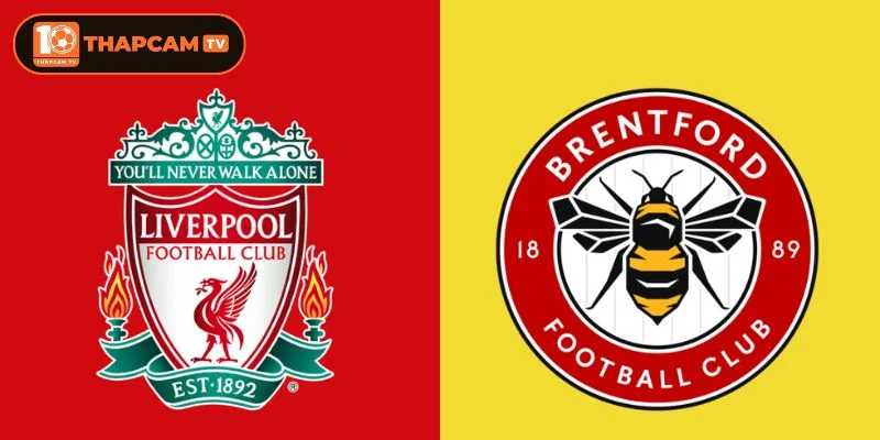 Brentford có vị trí cao hơn đôi chút so với Liverpool trên BXH.