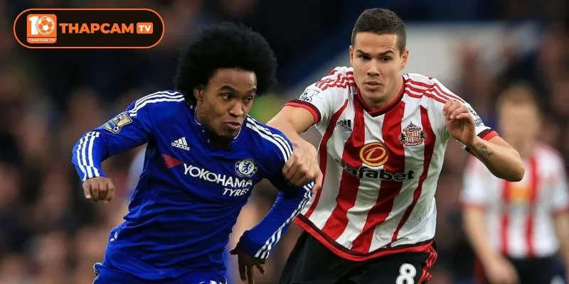 Sunderlands vs Chelsea có xu hướng trái ngược về phong độ trong những vòng cuối.
