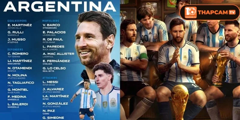 HLV Lionel Scaloni đã chính thức chốt danh sách 26 cái tên trong đội hình tuyển Argentina World Cup 2026.