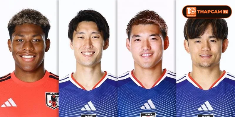 Các vị trí kèm số áo chính thức của đội hình tuyển Nhật Bản World Cup 2026: