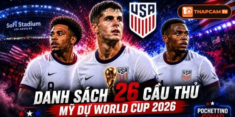 Đội Hình Tuyển Mỹ World Cup 2026: Chủ Nhà Liệu Làm nên Chuyện?