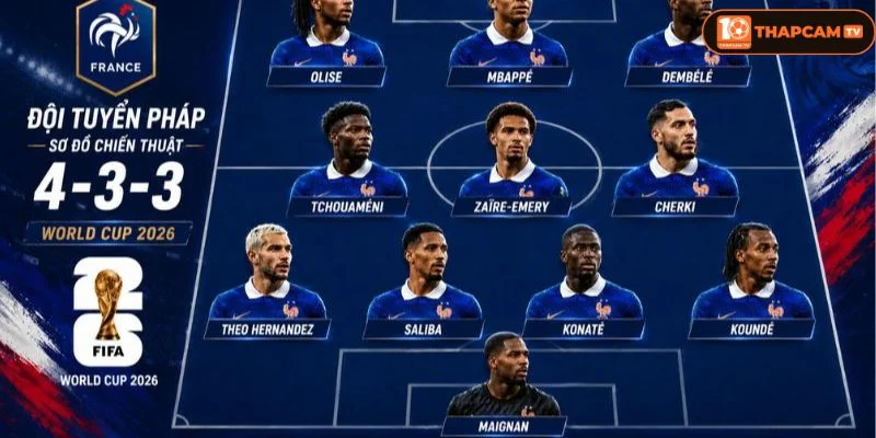 Một vài thông tin thú vị xung quanh Les Bleus.