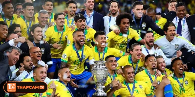 Brazil là đội tuyển vô địch World Cup nhiều nhất với 5 kỳ.