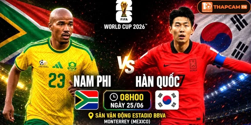 Lịch sử đối đầu Nam Phi vs Hàn Quốc không có nhiều tư liệu tham khảo chính thức.