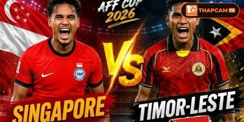 Soi kèo nhà cái Singapore vs Đông Timo là kèo đấu mở màn bảng B của ASEAN CUP 2026.