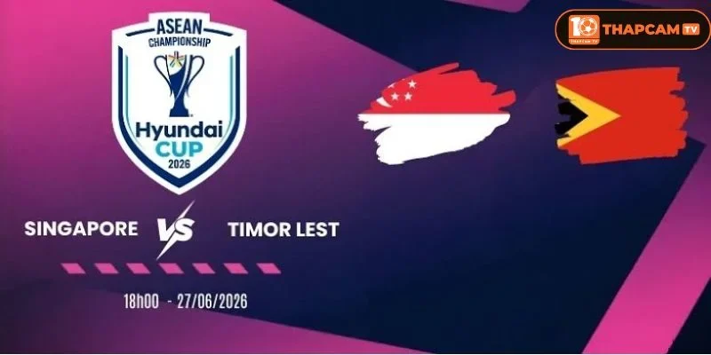 Lịch sử đối đầu Singapore vs Đông Timo cho thấy hai đội bóng có nhiều duyên nợ.
