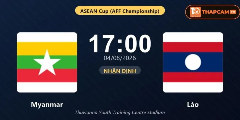 Lịch sử đối đầu Myanmar vs Lào cho thấy Lào hoàn toàn không có cửa trước đối thủ.